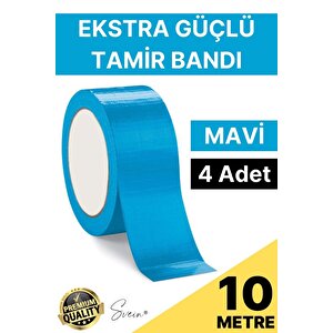 4 Adet 10 Mt Mavi Tamir Takviye Kapatıcı Güçlü Onarım Bandı Su Geçirmez Sızdırmaz Dayanıklı Çatlak