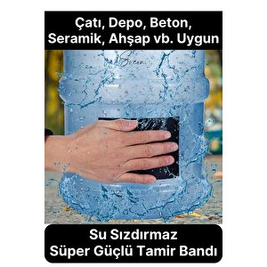 Süper Güçlü Su Geçirmez Sızdırmazlık Bandı Yama Bant Su Borusu Tamir Durdurma 48 Mm X 1,2 Mt
