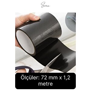Süper Güçlü Su Geçirmez Sızdırmazlık Bandı Yama Bant Su Borusu Tamir Durdurma 48 Mm X 1,2 Mt