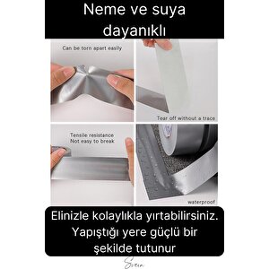 Çok Amaçlı Su Geçirmez Sızdırmaz Dayanıklı İzolasyon Gri Tamir Bandı 48 Mm 10 Mt 1 Adet