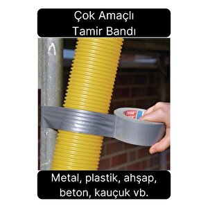 Çok Amaçlı Su Geçirmez Sızdırmaz Dayanıklı İzolasyon Gri Tamir Bandı 48 Mm 10 Mt 1 Adet