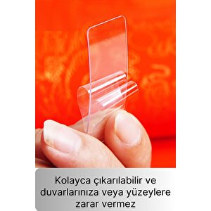 Kutulu Mini Çift Taraflı Bant Seti 60 Parça İz Bırakmaz Güçlü Şeffaf Yapıştırıcı Montaj Bandı