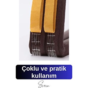 Kapı Pencere Fitili Soğuk İzolasyon Bandı Kendinden Yapışkanlı Güçlü Kauçuk Yalıtım Bant 2x10=20 Mt