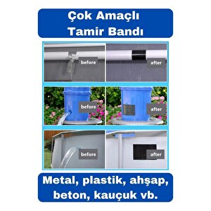 Çok Amaçlı Su Geçirmez Sızdırmaz Dayanıklı İzolasyon Kapı Pencere Tamir Bandı 48 Mm 10 Mt 1 Adet