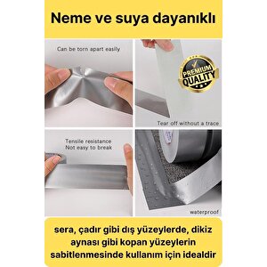 Çok Amaçlı Su Geçirmez Sızdırmaz Dayanıklı Izole Gri Tamir Bandı 48 Mm 10 Mt 1 Adet