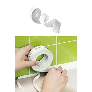 Su Sızdırmaz Geçirmez Lavabo Tezgah Küvet Duş Banyo Mutfak Pencere İzolasyon Şerit Bant 3,2 M X 38mm