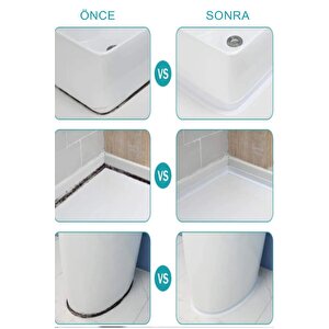 Su Sızdırmaz Geçirmez Lavabo Tezgah Küvet Duş Banyo Mutfak Pencere İzolasyon Şerit Bant 3,2 M X 38mm