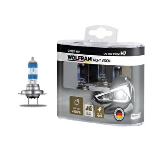 Ampul 12v H7 55 Px26d Night Vision 150 Fazla 20 Beyaz Işik