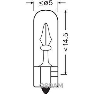 Ampul 12v 1.2w Küçük Di̇psi̇z Gösterge Duysuz