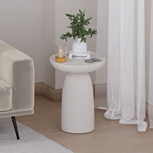 Bohem Mantar Sehpa Ay Taşı - 50 Cm