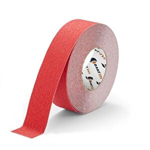 Kırmızı Kaydırmaz Bant 2.5cmx25metre İnce Kırmızı Merdiven Kaymaz Bant Zemin Kaydırmaz