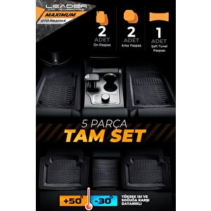 Hyundai Getz 3d Havuzlu Oto Paspas Modern Serisi Kesilebilir Model Si̇yah Siyah