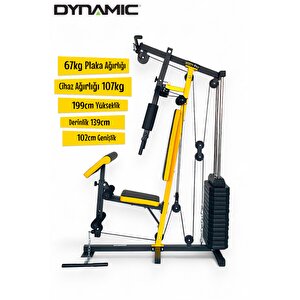 Dynamic 1001 Pro Tekli̇ Ağirlik İstasyonu (67kg Plaka Ağirliği)