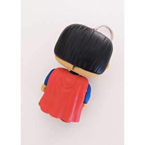 Superman Avengers Marvel Funko Pop Figür Anahtarlık Çanta Süsü 9 Cm