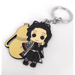 Demon Slayer Giyu Tomioka Metal Figür Anahtarlık