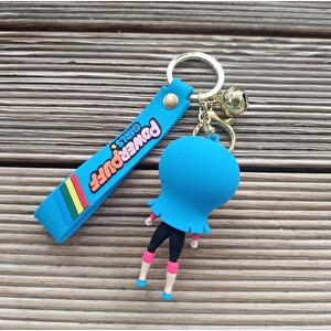 Anahtarlık Powerpuff Silikon Anahtarlık Çanta Süsü Karakter Figür Oyuncak 15240