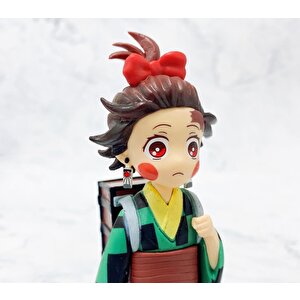 Anime Demon Slayer Tanjiro Değişim Kafa Eylem Karakter Figür Oyuncak Biblo 13 Cm
