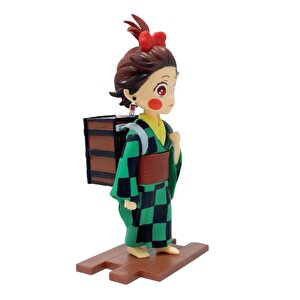 Anime Demon Slayer Tanjiro Değişim Kafa Eylem Karakter Figür Oyuncak Biblo 13 Cm