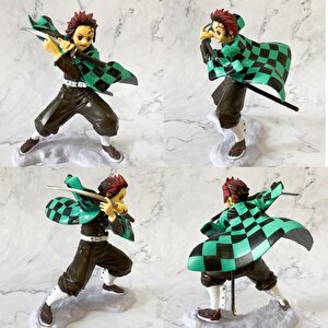 Anime Demon Slayer Tanjiro Kamado 15 Cm Karakter Figür Oyuncak Biblo