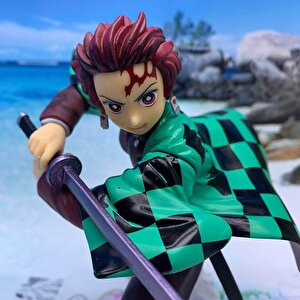 Anime Demon Slayer Tanjiro Kamado 15 Cm Karakter Figür Oyuncak Biblo