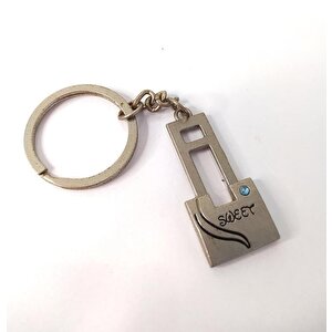 Hdmarketim Metal Anahtarlık Çanta Süsü Dekor