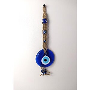 Cam Nazar Kötü Göz Kovucu Hand Made Ağaç Duvar Dekorasyonu Hasır Nazarlık Duvar Ağaç Ev Süsü