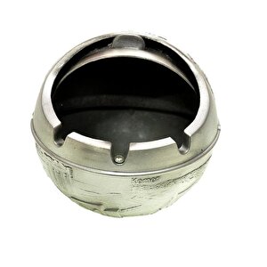 Hdmarketim Metal Açılır Kapanır Işlemeli Koku Yapmaz Küllük Kül Tablası