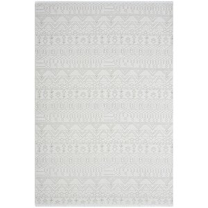 Zn010a Gri Halı Etnik Desenli Modern Parlak Yumuşak Kadife İnce Antialerjik Salon Koridor 195x290 cm