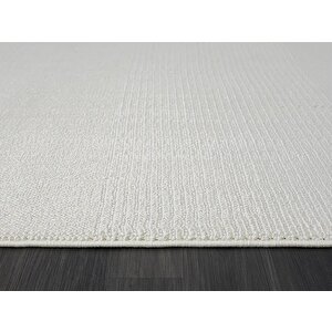 Wool Wl005a Beyaz Halı Sisal Bukle Dekoratif Tozsuz Antialerjik Salon Halısı Yatak Odası Koridor