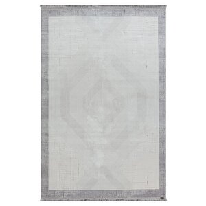 Trend Tr005a Gri Akrilik Pamuk Yumuşak Modern Mutfak Yatak Odası Salon Oturma Odası Halısı 190x190 cm