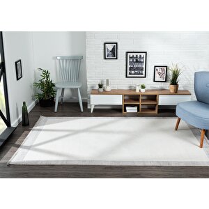 Trend Tr005a Gri Akrilik Pamuk Yumuşak Modern Mutfak Yatak Odası Salon Oturma Odası Halısı 76x150 cm
