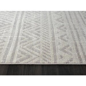 Lotus 8575 Gri Halı Iskandinav Desenli Modern İnce Akrilik Tozuaz Salon Halısı Yatak Odası Koridor