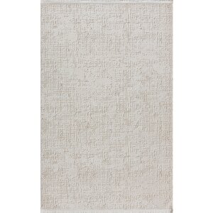 Kaftan Kf002a Bej Halı Kabartma Desenli Akrilik Halı Tozuaz Salon Halısı Yatak Odası Halısı Koridor 195x290 cm