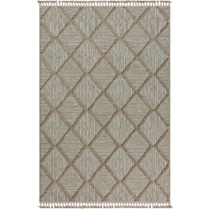 Loop Lp005a Bej Halı Dekoratif Sisal Bukle Tozsuz Antialerjik Modern Salon Halısı Koridor Iskandinav 80x150 cm