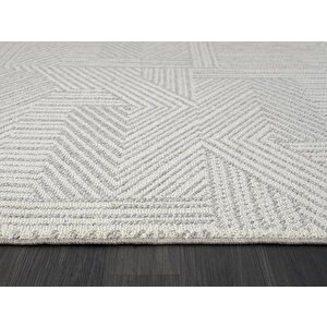 Wool Wl008a Bej Halı Sisal Bukle Dekoratif Kabartmalı Halı Tozsuz Antialerjik Salon Halısı Koridor