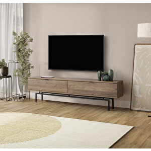 Tv Ünitesi, Meşe, 180 Cm, Tv Sehpası, Osaka Meşe