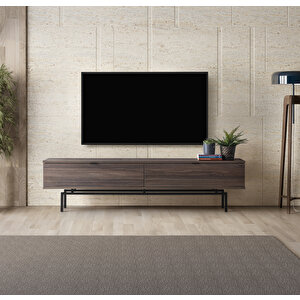 Tv Ünitesi, 180 Cm, Ceviz, Tv Sehpası, Osaka Ceviz