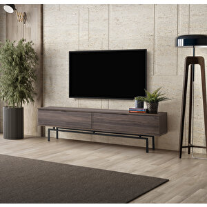 Tv Ünitesi, 180 Cm, Ceviz, Tv Sehpası, Osaka Ceviz