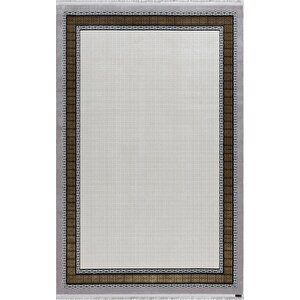 Trend Tr006s Gri Akrilik Pamuk Yumuşak Modern Mutfak Yatak Odası Salon Oturma Odası Halısı 76x150 cm