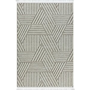 Loop Lp006a Bej Halı Dekoratif Sisal Bukle Tozsuz Antialerjik Modern Salon Halısı Yatak Odası Halısı 120x180 cm