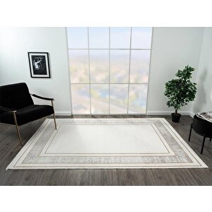 Elegance Eg006a Gri Halı Gold Detaylı Viskon Doğal Iplik Bambu Halı Tozu Az Salon Halısı Yatak Odası 116x180 cm