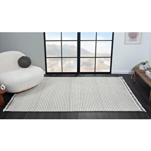 Wool Wl002a Bej Halı Sisal Bukle Dekoratif Kabartmalı Halı Tozsuz Antialerjik Salon Halısı Koridor 100x300 cm