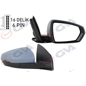 Diş Di̇ki̇z Aynasi Sağ Vw Polo 17- Elektri̇kli̇ Isitmali Si̇nyalli̇ Astarli Konveks Vm-6390ehpr