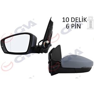 Diş Di̇ki̇z Aynasi Sol Polo 09 Elektri̇kli̇ Isitmali Astarli Asferi̇k 6 Fi̇ş Vm-388nehpal