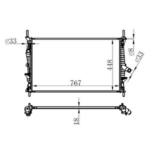 Motor Su Radyatoru Transit Tuorneo Custom V362 V363 2.2tdci 100ps 125ps 135ps 140ps 155ps 12