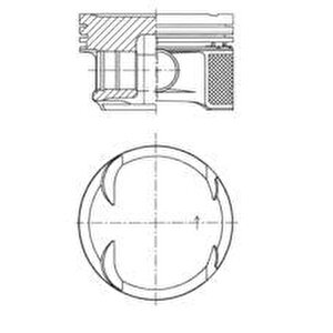 Piston Segman Std 82.00mm Mercedes M271 Kompressor W203 Cl203 W204 S204