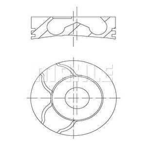 Motor Pi̇ston Segman Std Mgn-lgn-trafic-scenic-kng 1.9 Tdi F9q 80.01