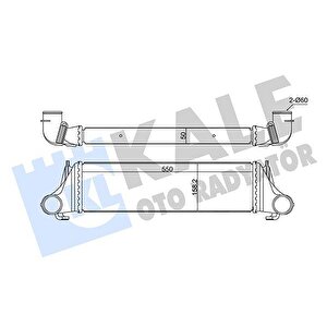 Turbo Radyatoru Bmw M57 D30 X5 E53 00 06