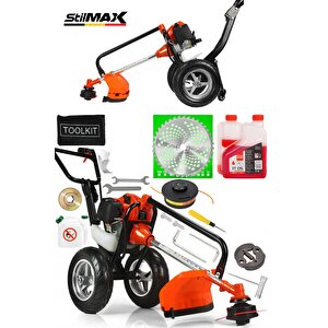 Stmt9900 Profesyonel Benzinli Tekerlekli Arabalı Tırpan Ot Çayıt Çim Biçme Makinesi 20hpx  + Yağ