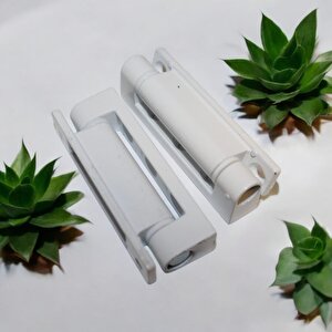 Pvc Pimapen Pencere Menteşesi 2'lik Set 75'lik Menteşe Beyaz Metal Pimapen Pencere Menteşesi 75mm